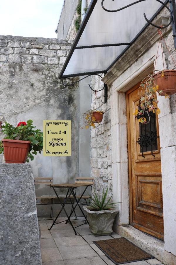 Studios Kadena Trogir - 18Th Century Stone House Luaran gambar