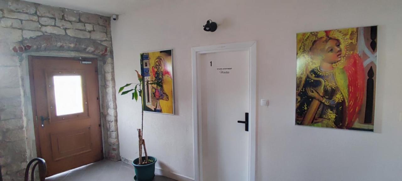 Studios Kadena Trogir - 18Th Century Stone House Luaran gambar